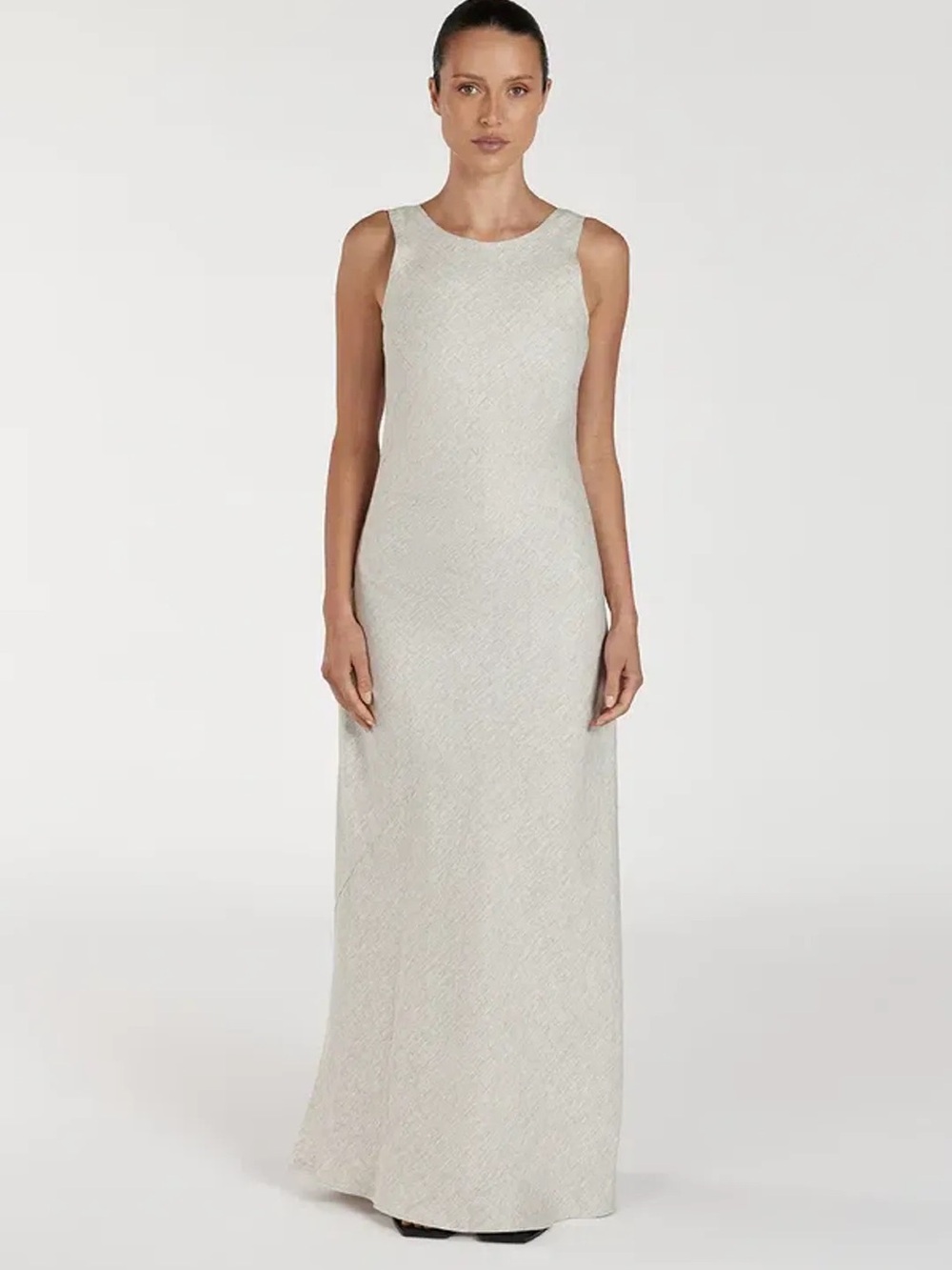 DISSH Cream Sleeveless Maxi Dress